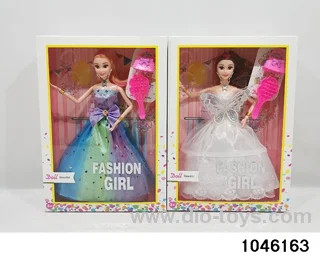11 inch doll set in window box