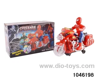 (GCC) Electric music and light motorbike with sitter in color box