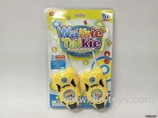 walkie-talkies in clam shell