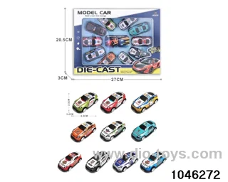 1:64 pull back alloy car