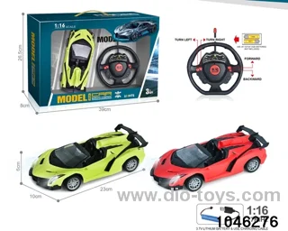 1:16 4 ch rc car with light/include battery
