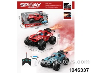 1:16 5 ch rc spray car with light/include battery