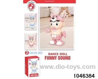Electric Bunny Rocking Doll in color box