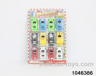 pull back car in Blister card