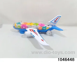 Electric geared aircraft in color box