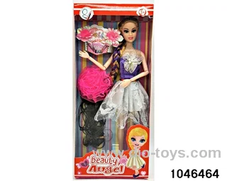 11 inch nine jointed doll set in window box