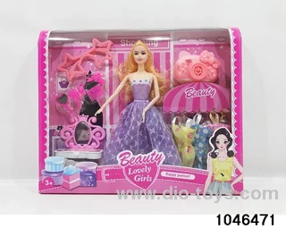 11.5 inch Barbie Set in window box