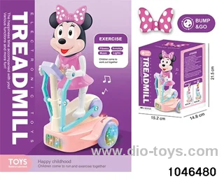 Electric Lighted Musical Exercise Bike in color box