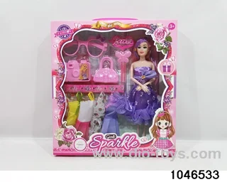 11 inch Barbie in window box