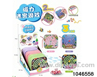 Magnetic Maze in 12PCS display box