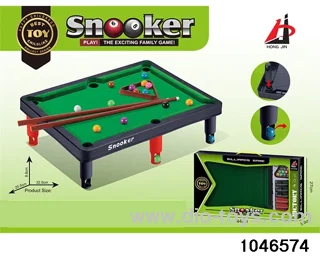 Flocked Billiard Set in window box