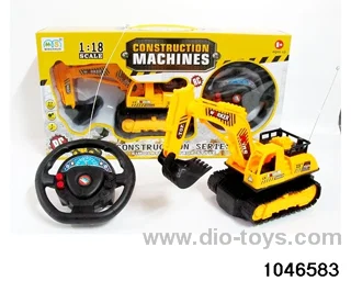 RC Engineering Vehicle in window box