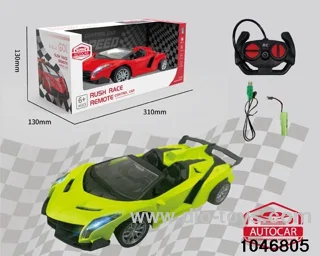 1:18 4 ch rc car with light/include battery