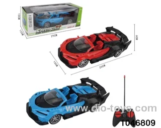1:18 4 ch rc car with light/include battery