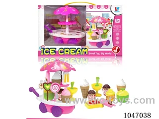 Colorful ice cream