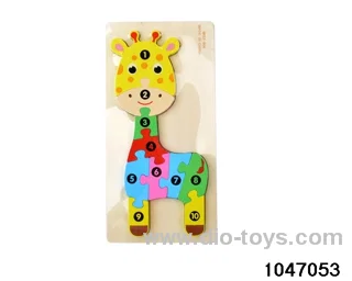 Animals Digital Puzzles in Plastic film