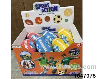 13CM Water Drop Rugby (12pcs)in display  box