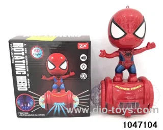 Electric Spider-Man with Lights & Music in color box