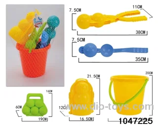 5pcs beach toy in Net bag