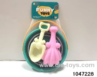 4pcs beach toy in Net bag