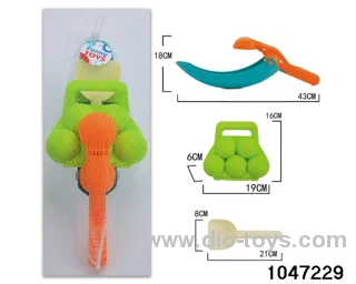 3pcs beach toy in Net bag