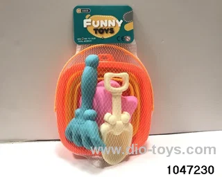 4pcs beach toy in Net bag