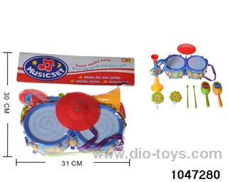 Cartoon Musical Instrument Set in PP bag with header