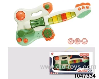 Multi-purpose guitar (lights, music) in display box