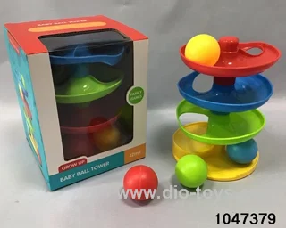 4 Layer Ball Tower Game in window box