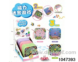 Magnetic Maze in 12PCS display box