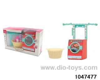 Washing machine set in window box