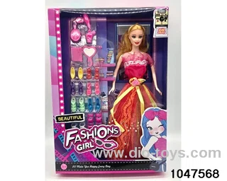 11 inch Barbie doll in window box