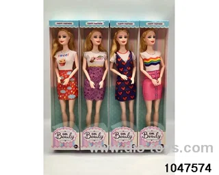 11 inch 9 jointed Barbie doll in window box