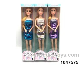 11 inch 9 jointed Barbie doll in window box