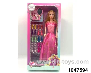 11 inch Barbie doll in window box