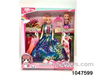 11 inch Barbie doll in window box