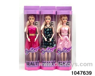 11 inch 9 jointed Barbie doll in window box