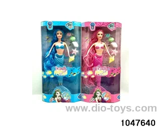 11 inch mermaid with lights in window box