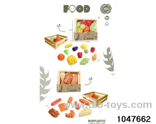 12pcs fruit and vegetables+9pcs food set