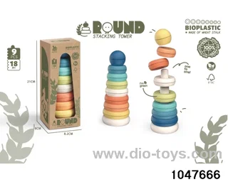 9pcs stacking tower