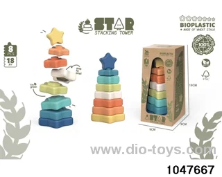 8pcs stacking tower