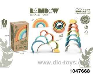 7pcs stacking tower