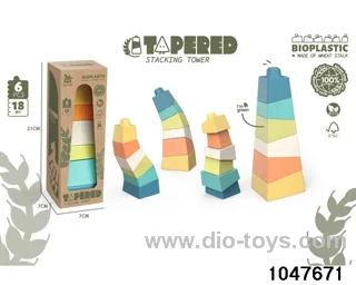 6pcs stacking tower