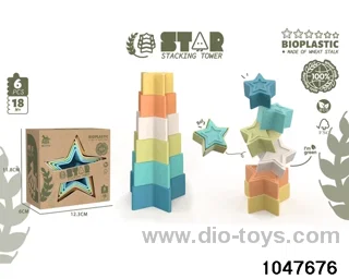 6pcs stacking tower