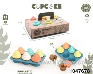 13pcs Cognitive Cake Toys