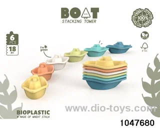 6pcs stacking tower