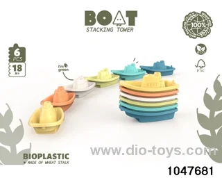6pcs stacking tower