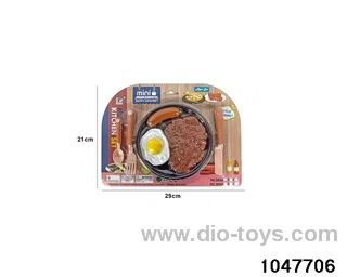 Western-style steak in Blister card