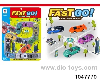 pull back car in Blister card