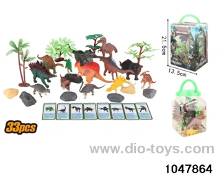33pcs dinosaur